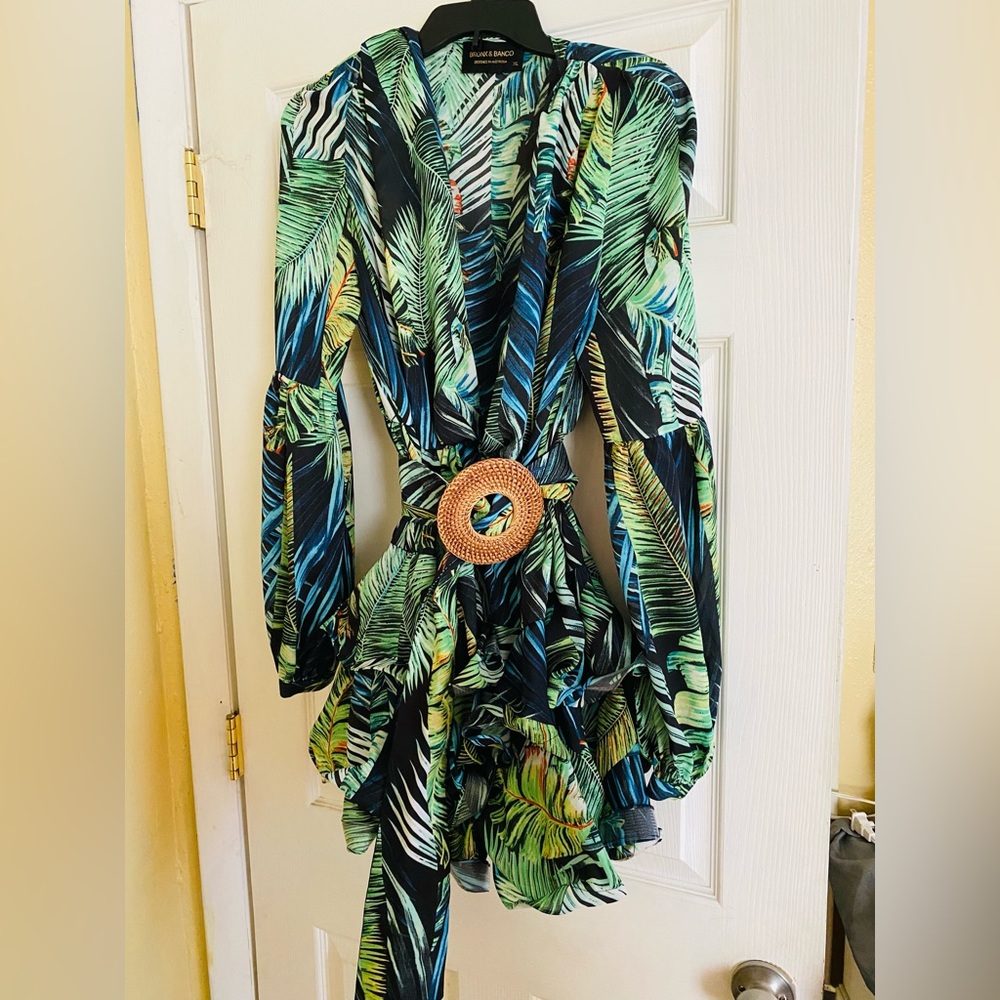 Bronx & Banco printed mini dress